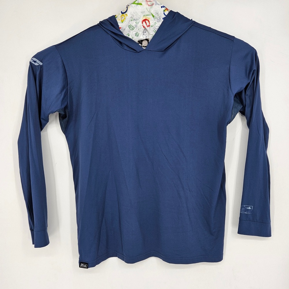 Pelagic Aquatek Hoodie Mens XL Lightweight Performance Pullover Outdoors Blue